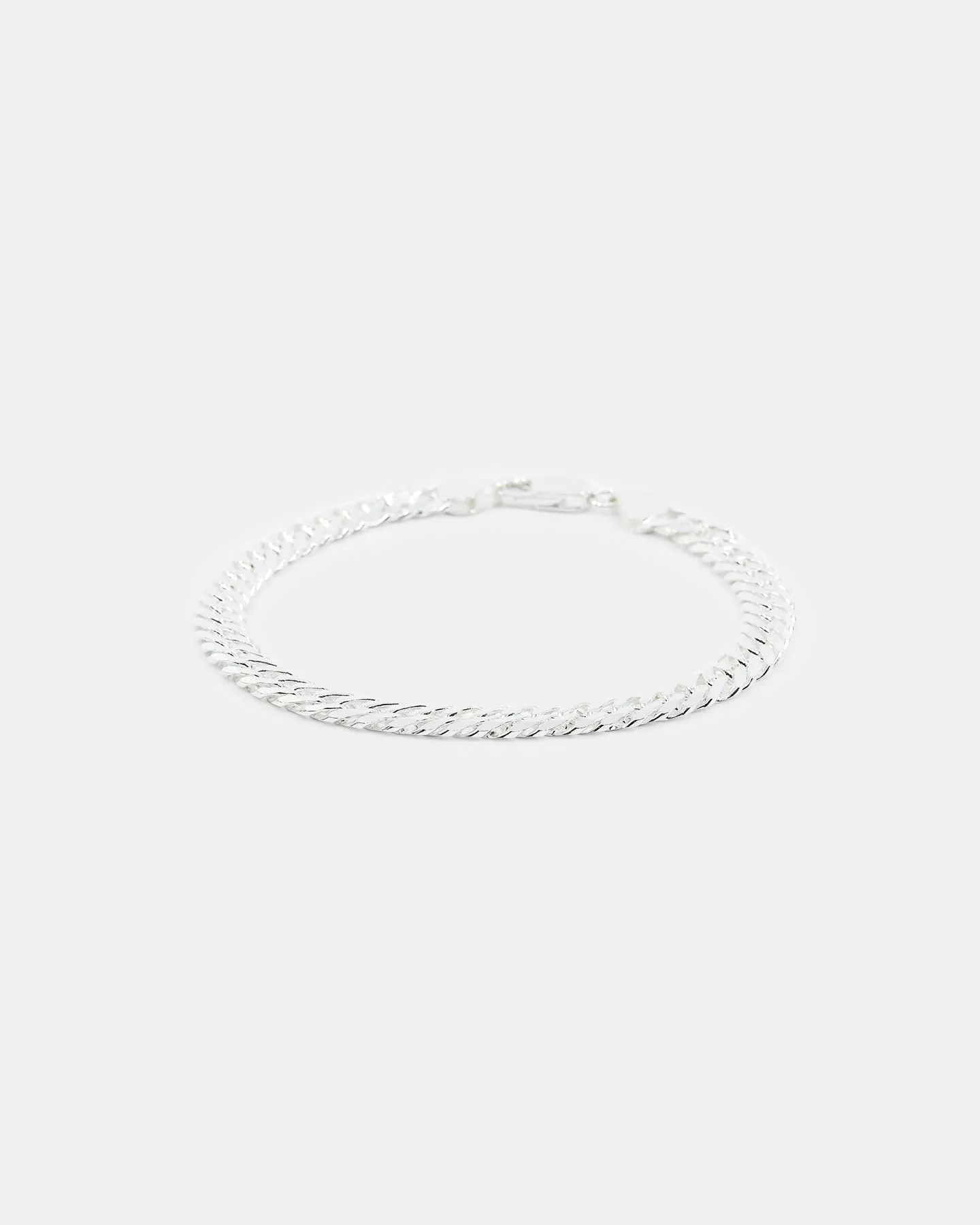 House Of Auric 6.4mm Double Curb Bracelet Sterling Silver sold by Culture Kings product image thumbnail 2