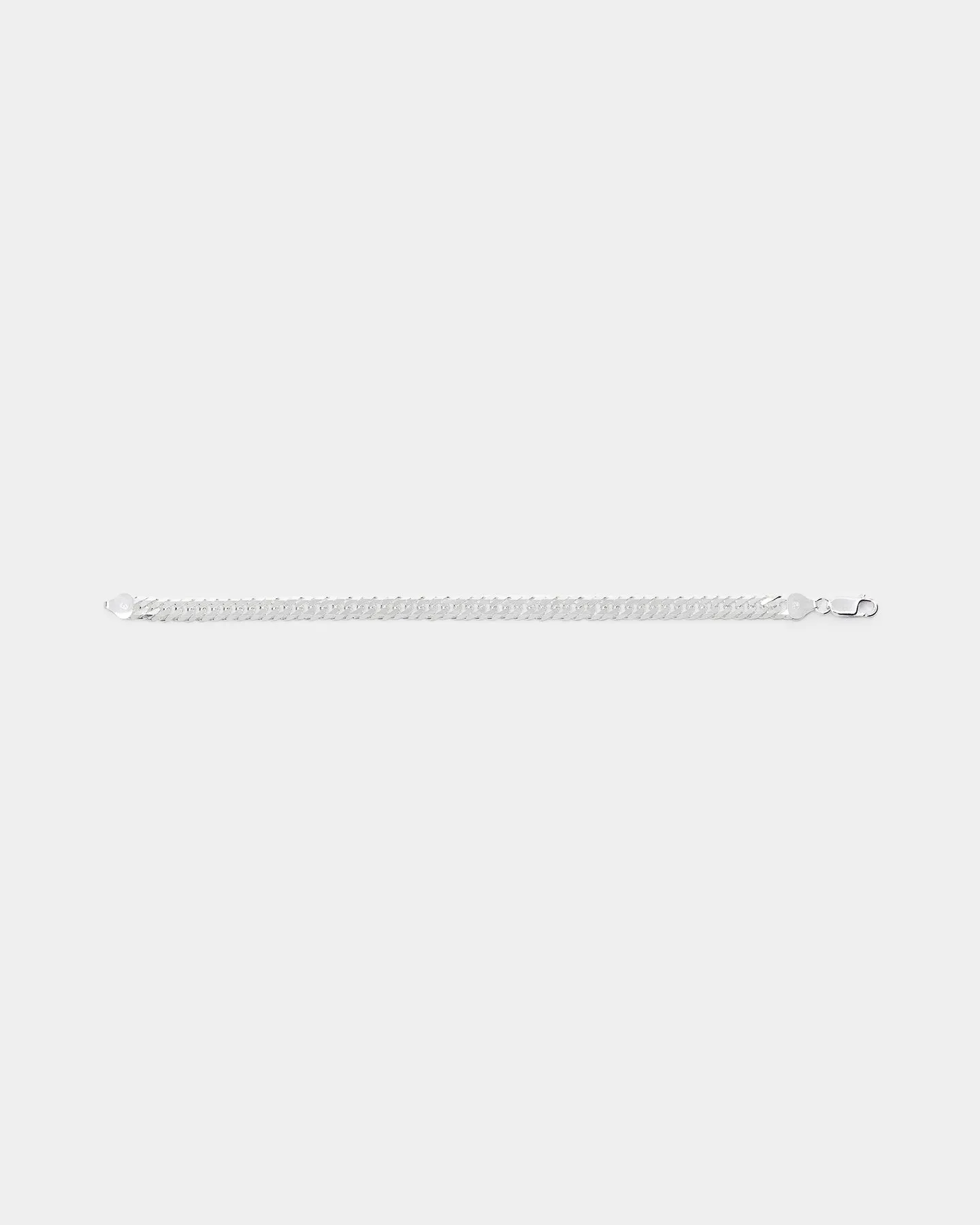 House Of Auric 6.4mm Double Curb Bracelet Sterling Silver sold by Culture Kings product image thumbnail 5