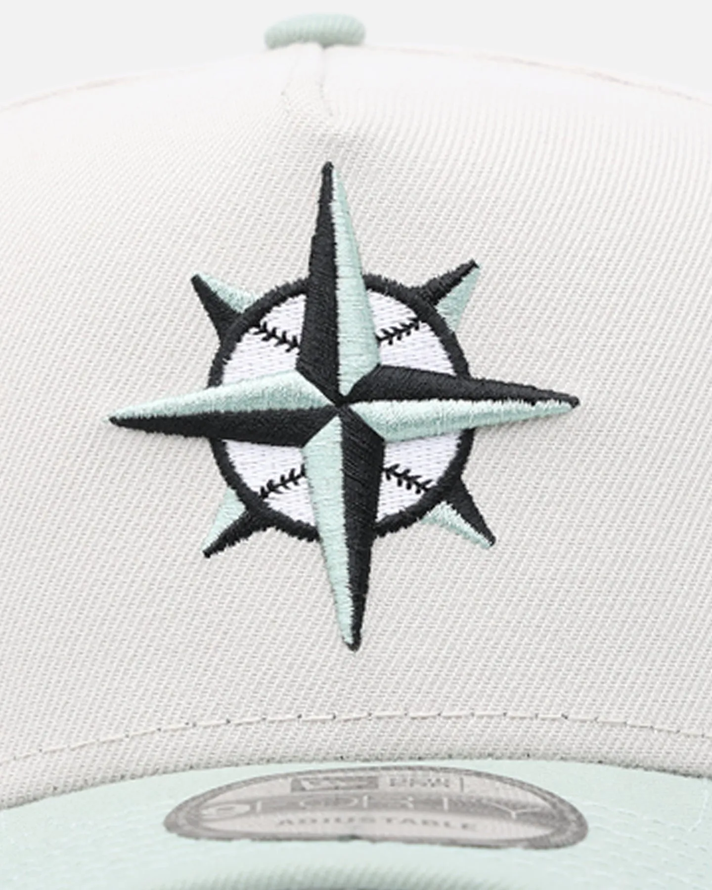 New Era Seattle Mariners 'Sea Glass' 9FORTY A-Frame Snapback Stone/Green sold by Culture Kings product image thumbnail 5