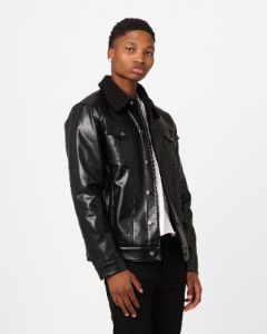 Saint Morta Xon Sherpa Jacket Black sold by Culture Kings