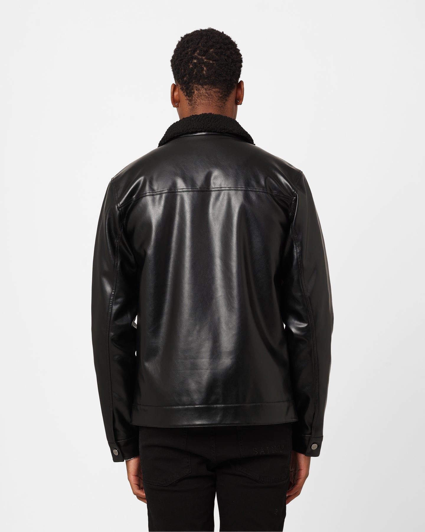 Saint Morta Xon Sherpa Jacket Black sold by Culture Kings product image thumbnail 4