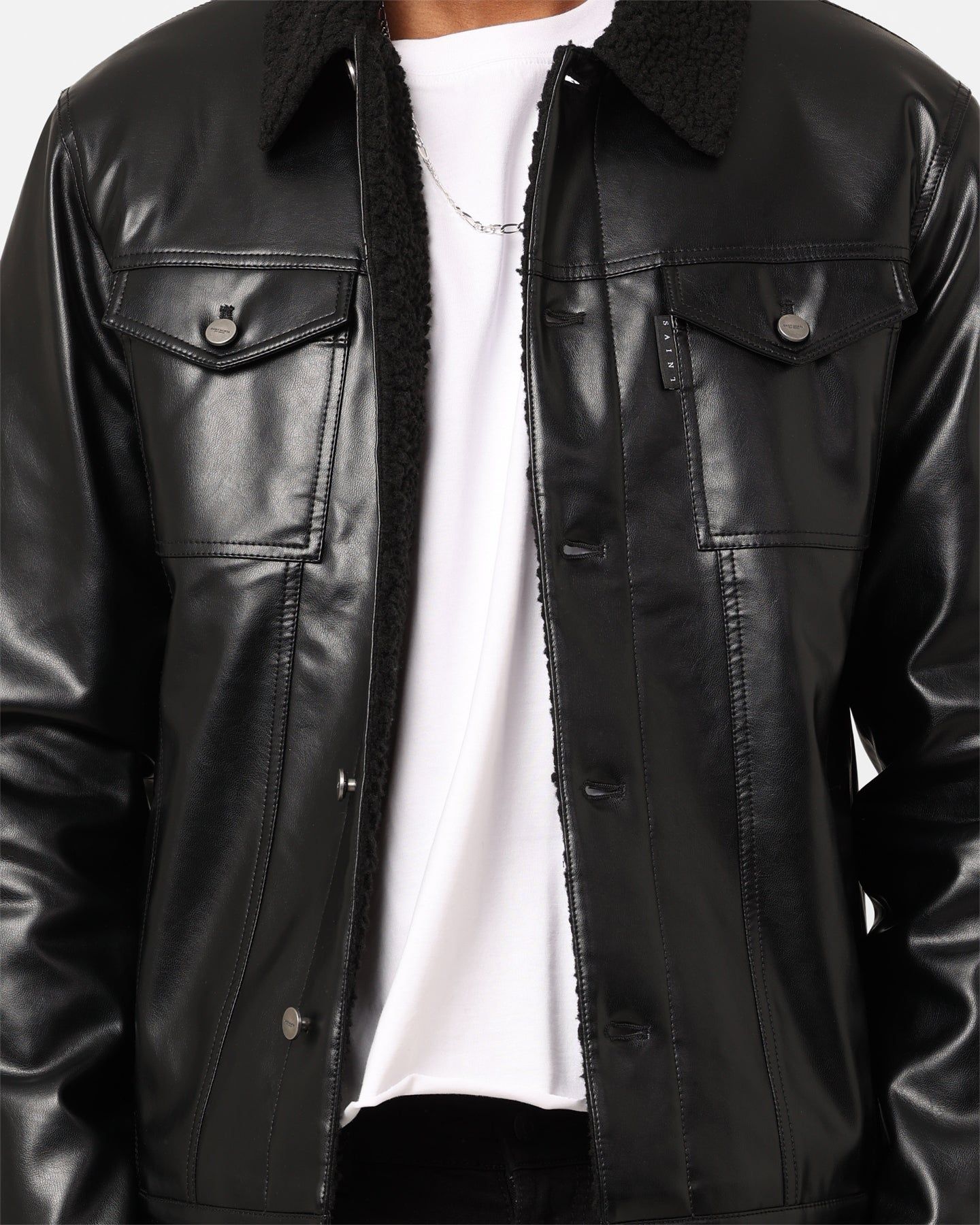 Saint Morta Xon Sherpa Jacket Black sold by Culture Kings product image thumbnail 3