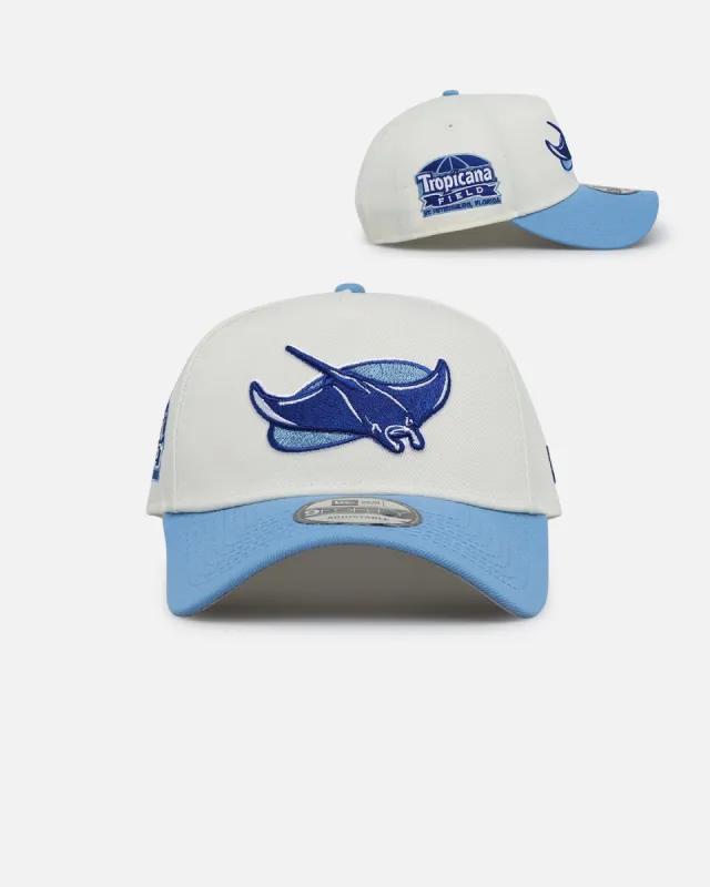 New Era Tampa Bay Rays 'Polar Breeze' 9FORTY A-Frame Snapback Chrome Sky sold by Culture Kings