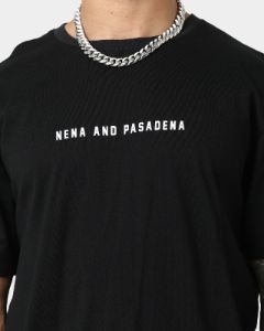 Nena and Pasadena Heartache Cape Back T-Shirt Jet Black sold by Culture Kings