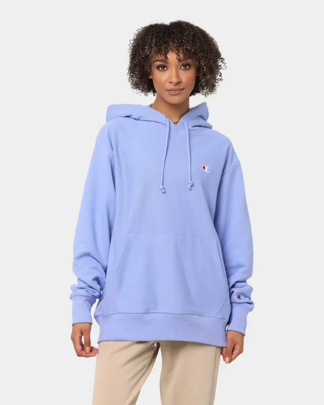 Champion Rev Weave Terry Hoodie Charming Blue made by Culture Kings