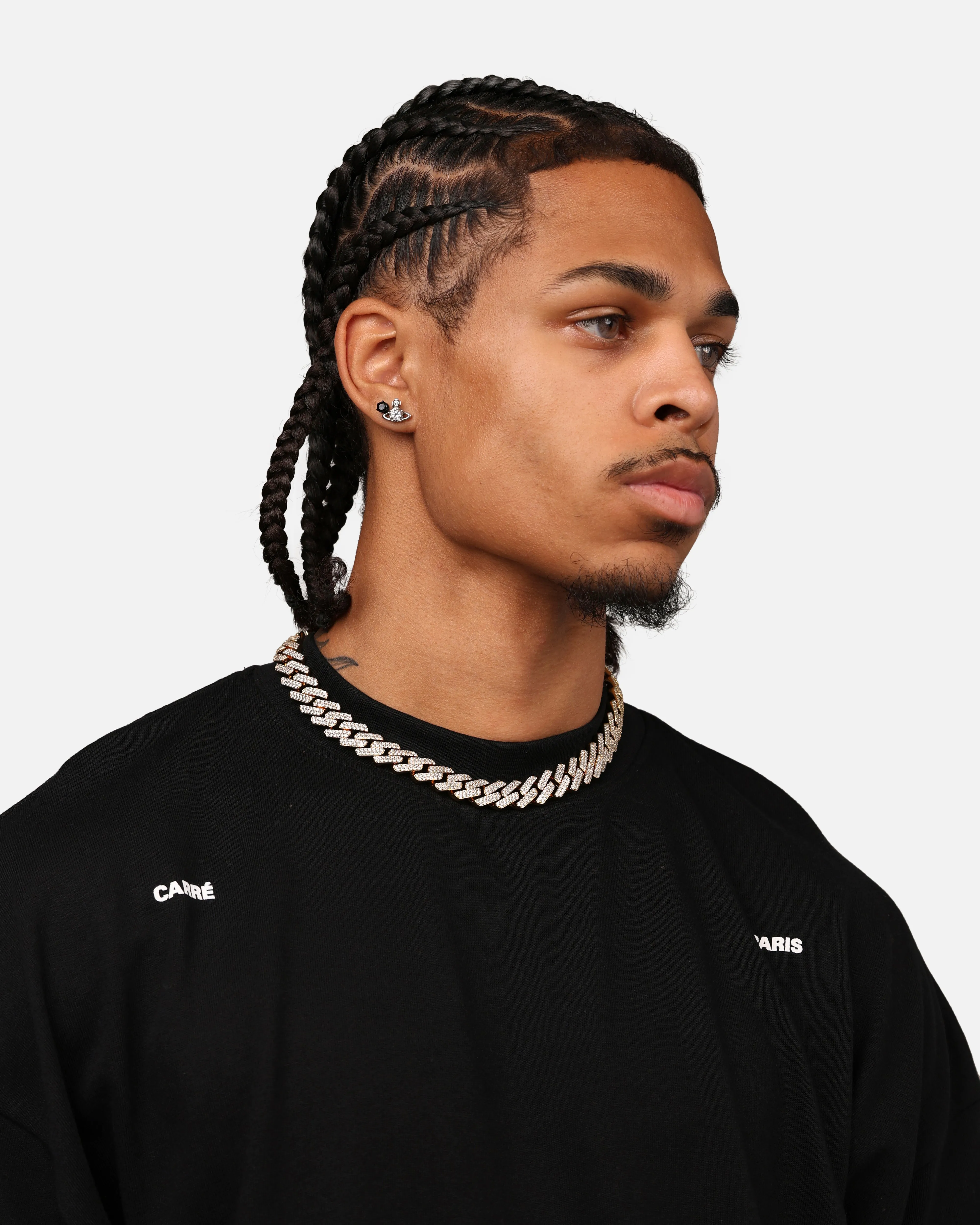 Saint Morta 18" 14mm Iced Interlink Chain Iced Gold sold by Culture Kings product image thumbnail 2