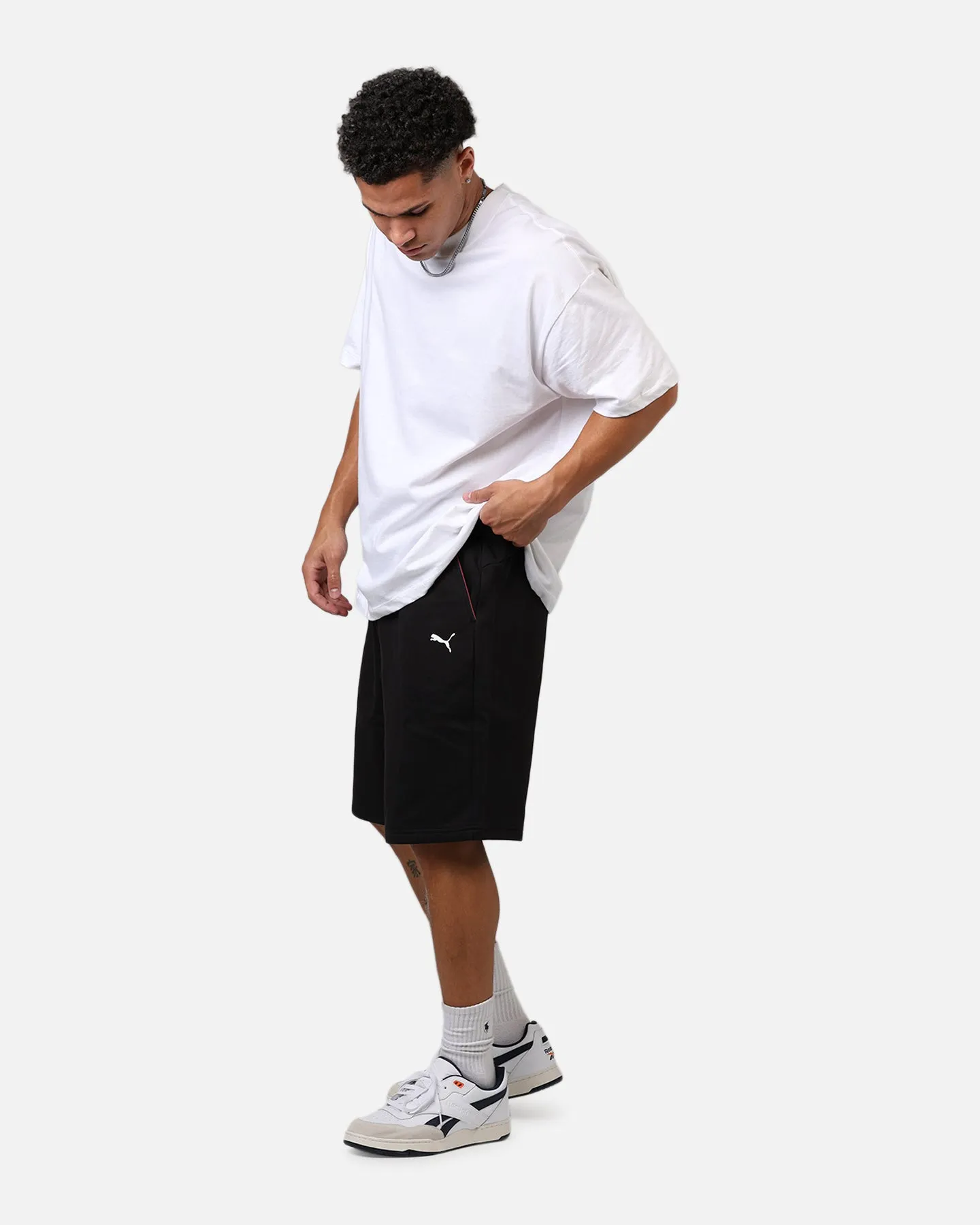 Puma X BMW MMS New Essential Fleece Shorts Black sold by Culture Kings product image thumbnail 2