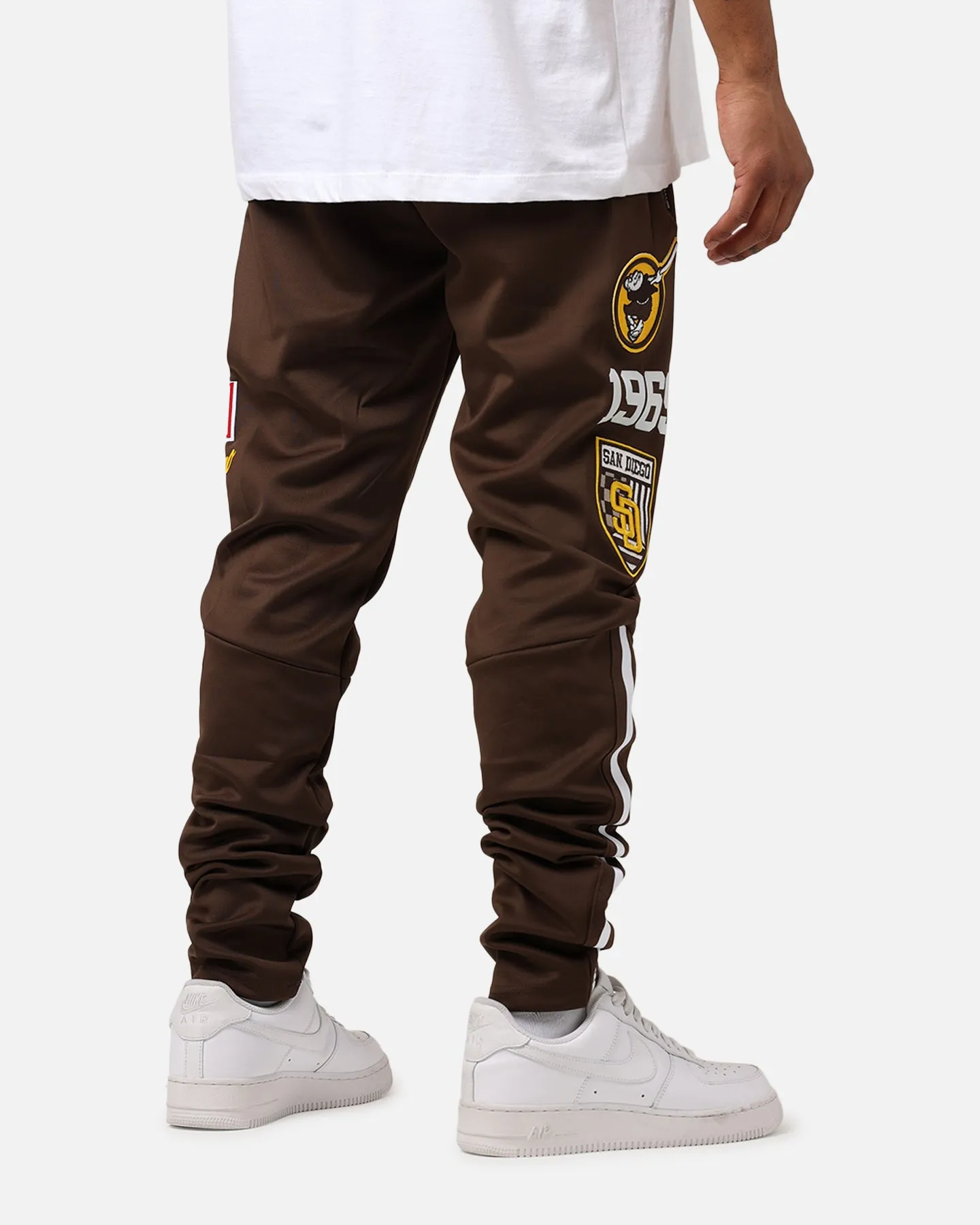 Pro Standard San Diego Padres Fast Lane Track Pants Brown sold by Culture Kings product image thumbnail 3