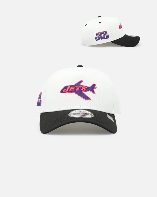 New Era New York Jets 'Neon Nights' 9FORTY Snapback Chrome/Black sold by Culture Kings