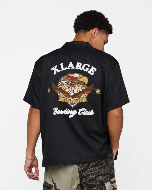 X-Large Bowling Club Short Sleeve Shirt Black sold by Culture Kings
