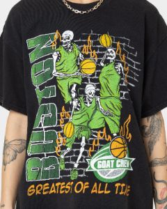 Goat Crew Boston Finals Vintage T-Shirt Washed Black sold by Culture Kings