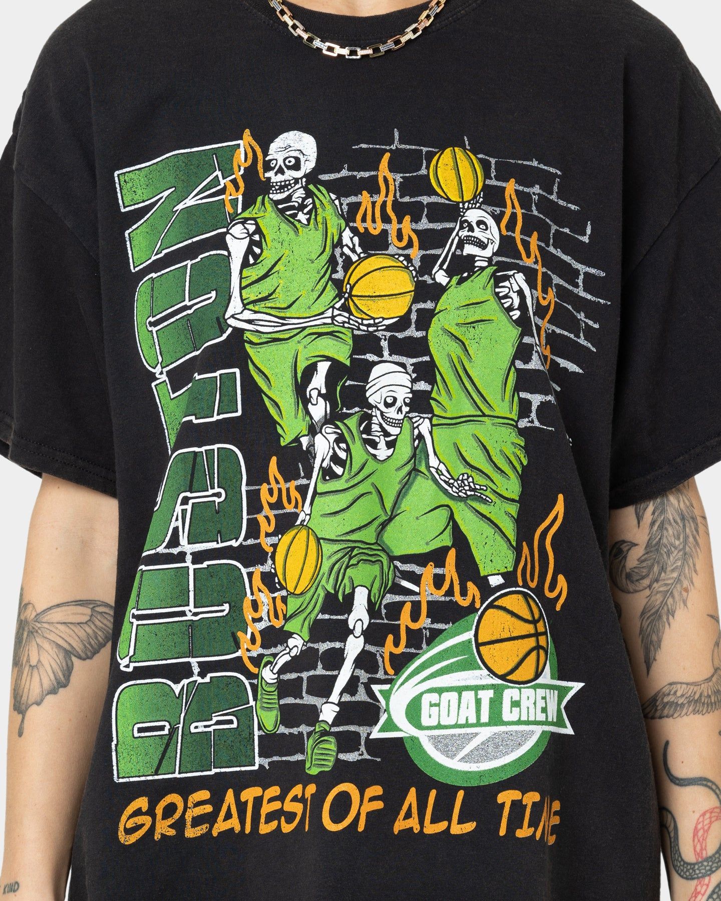 Goat Crew Boston Finals Vintage T-Shirt Washed Black sold by Culture Kings product image thumbnail 3