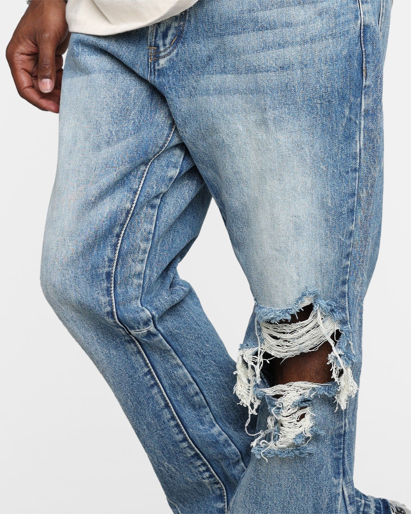 MNML B455 Flare Denim Pants Blue sold by Culture Kings product image thumbnail 7