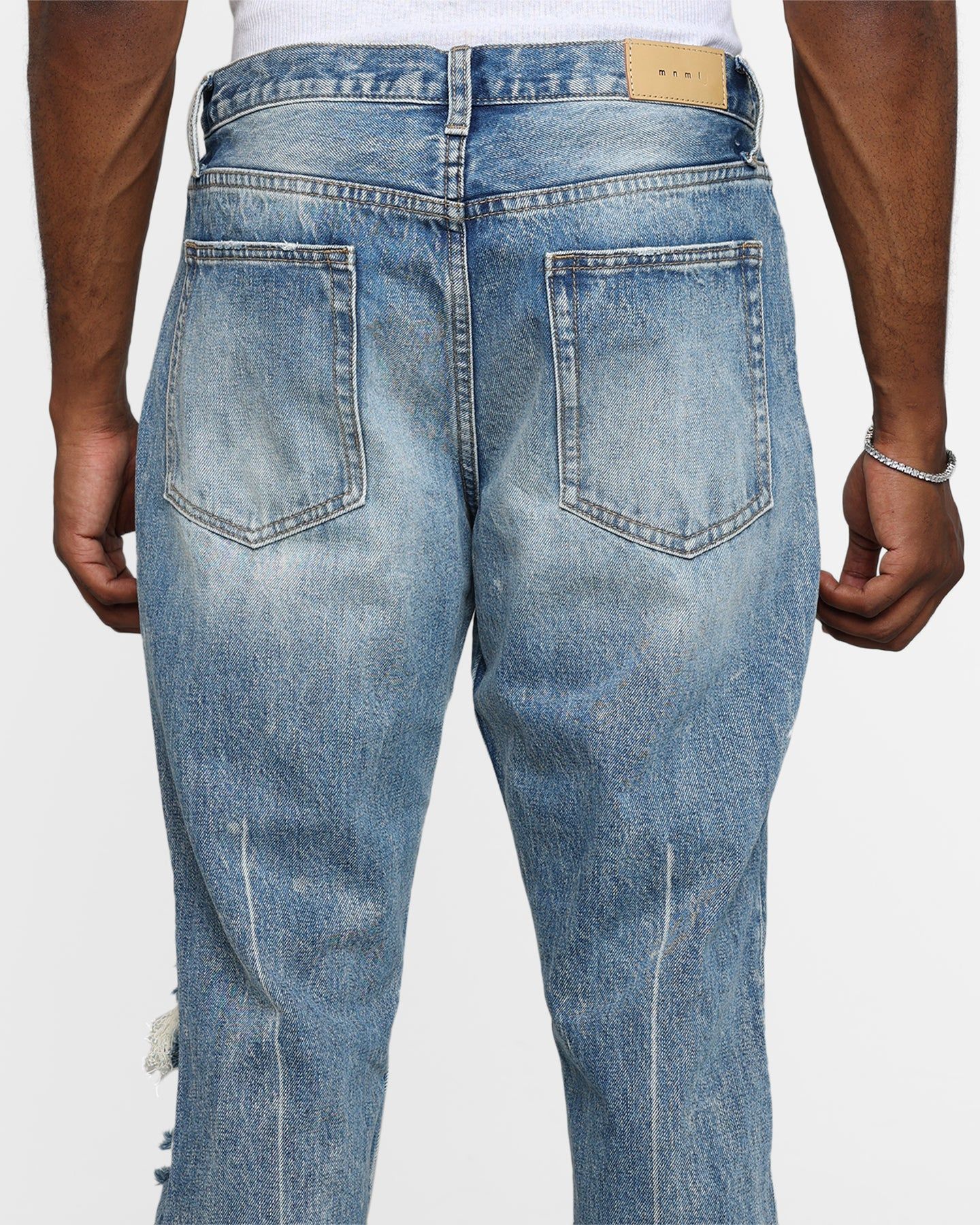 MNML B455 Flare Denim Pants Blue sold by Culture Kings product image thumbnail 9