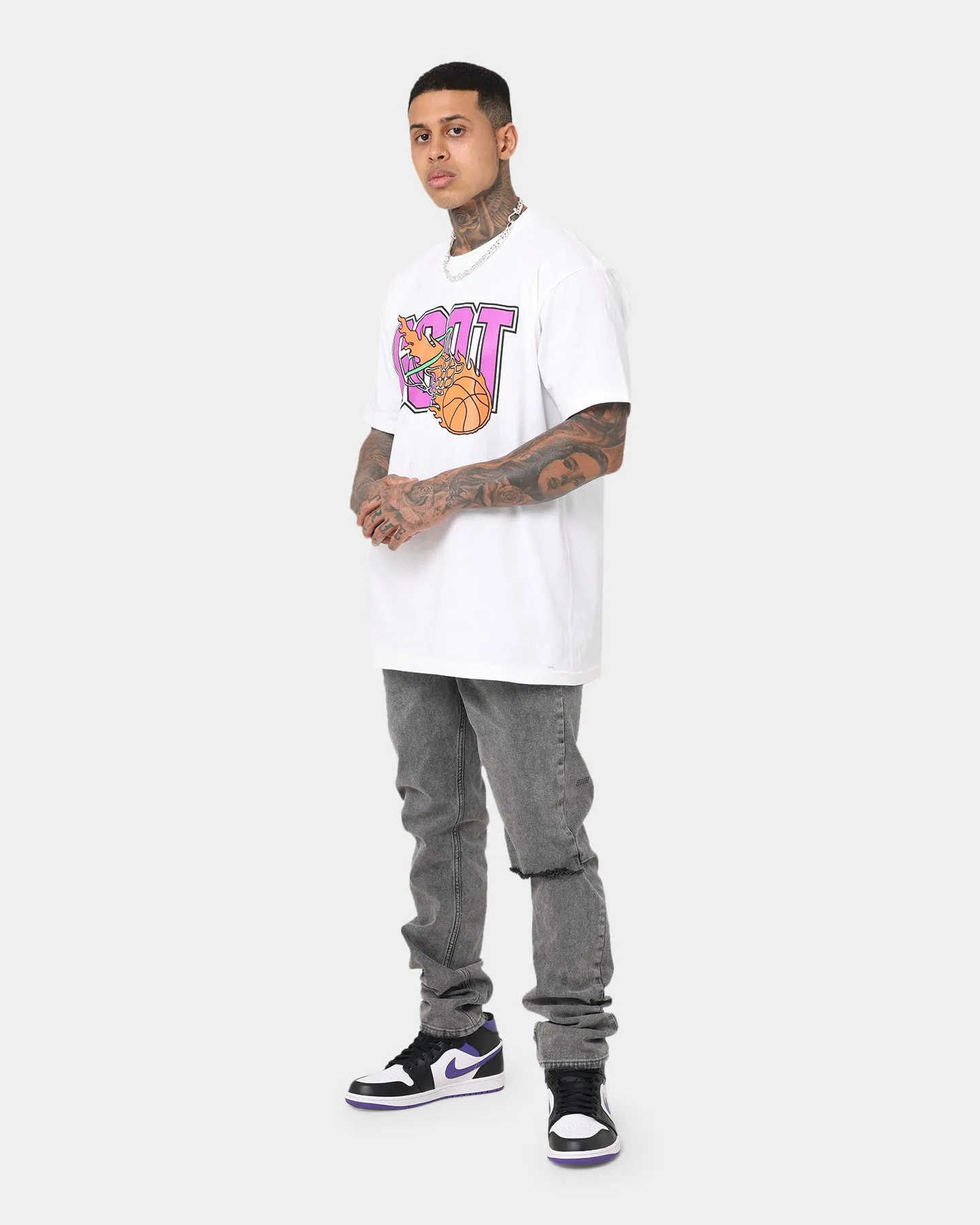 Goat Crew Goat Swish Logo T-Shirt White sold by Culture Kings product image thumbnail 2