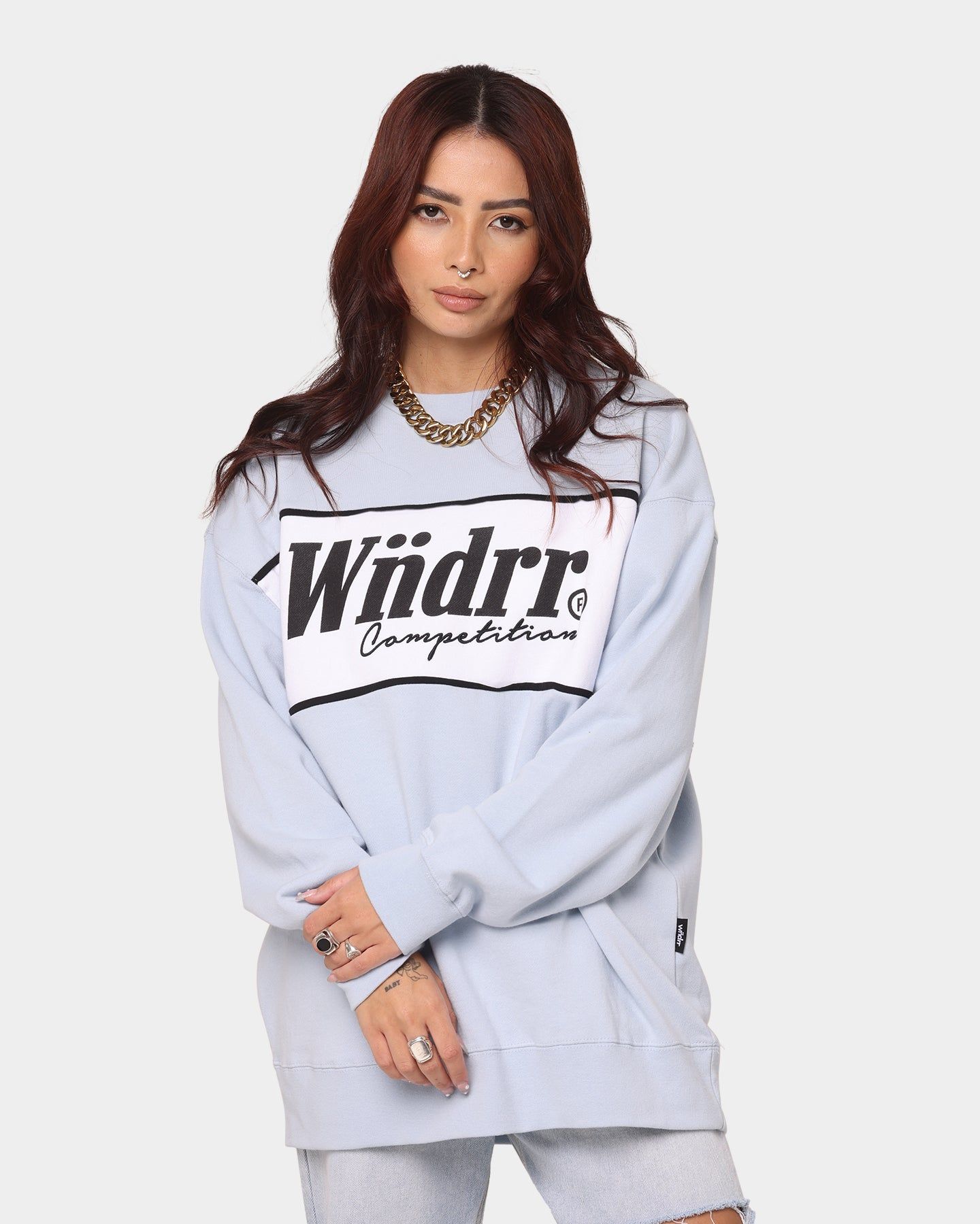 WNDRR Southland Crewneck Sweatshirt Sky Blue sold by Culture Kings