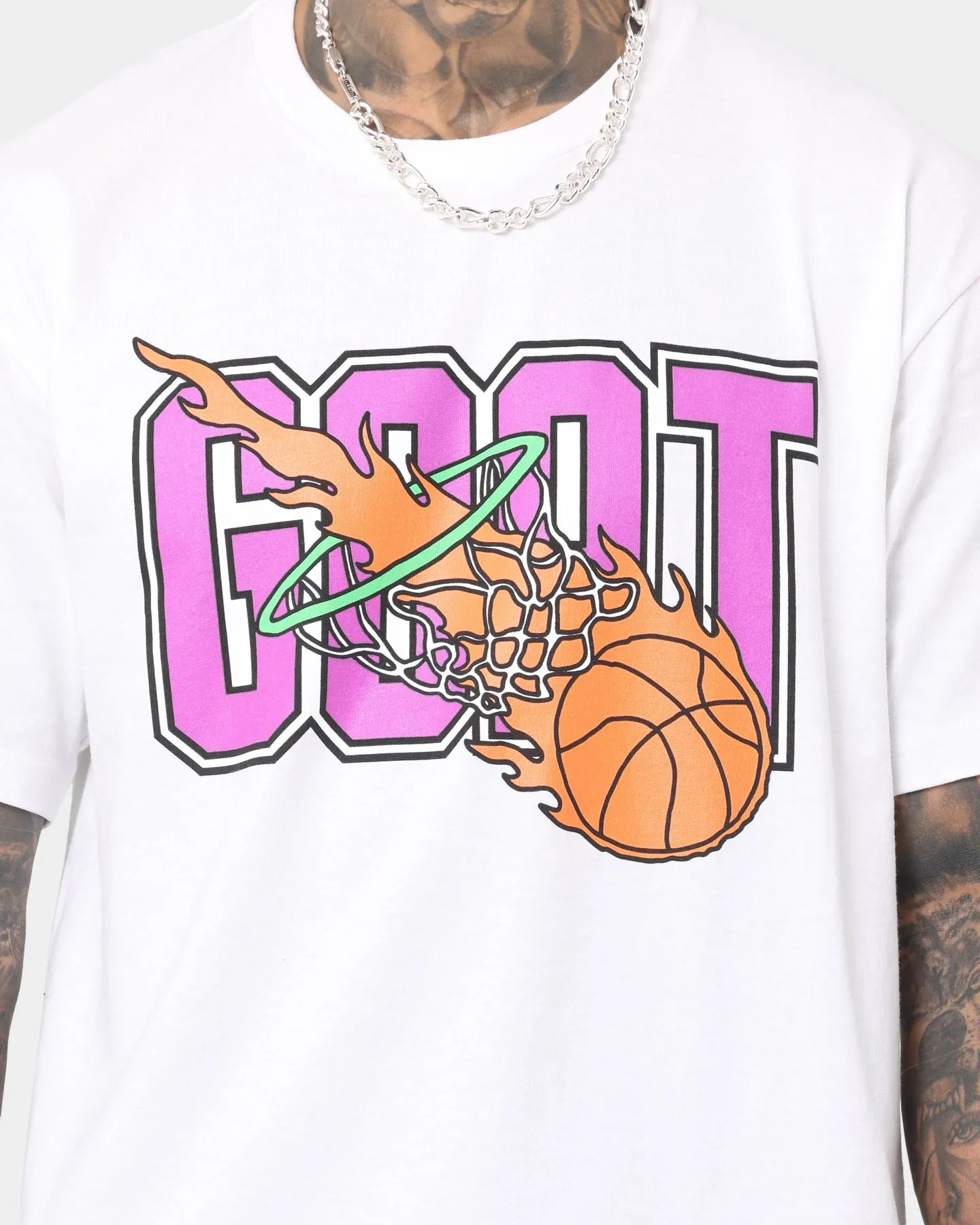 Goat Crew Goat Swish Logo T-Shirt White sold by Culture Kings product image thumbnail 3