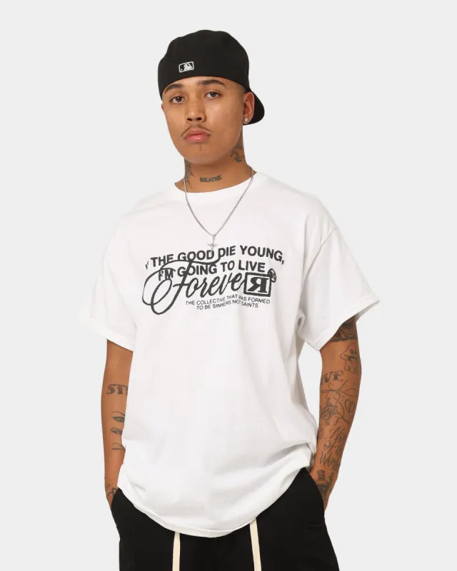 Rats Get Fat Live Forever T-Shirt White sold by Culture Kings
