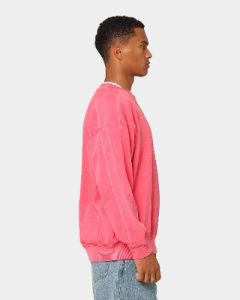 Tommy Jeans TJM Skater Timeless Tommy Crewneck Washed Crimson sold by Culture Kings