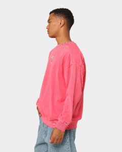 Tommy Jeans TJM Skater Timeless Tommy Crewneck Washed Crimson sold by Culture Kings