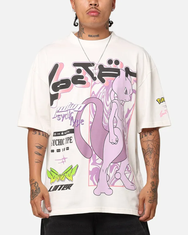 Pokémon By Loiter Mewtwo T-Shirt Off White sold by Culture Kings