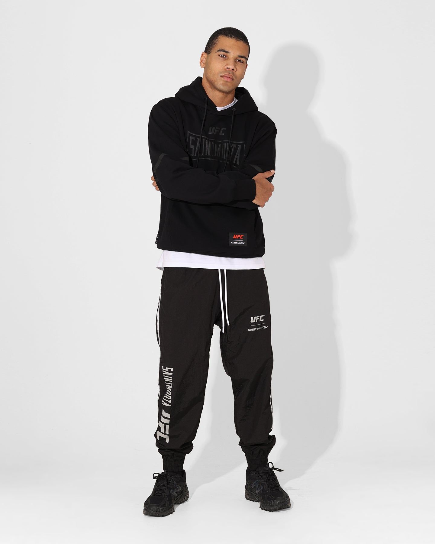 Saint Morta X UFC Championship Nylon Joggers Black sold by Culture Kings product image thumbnail 2