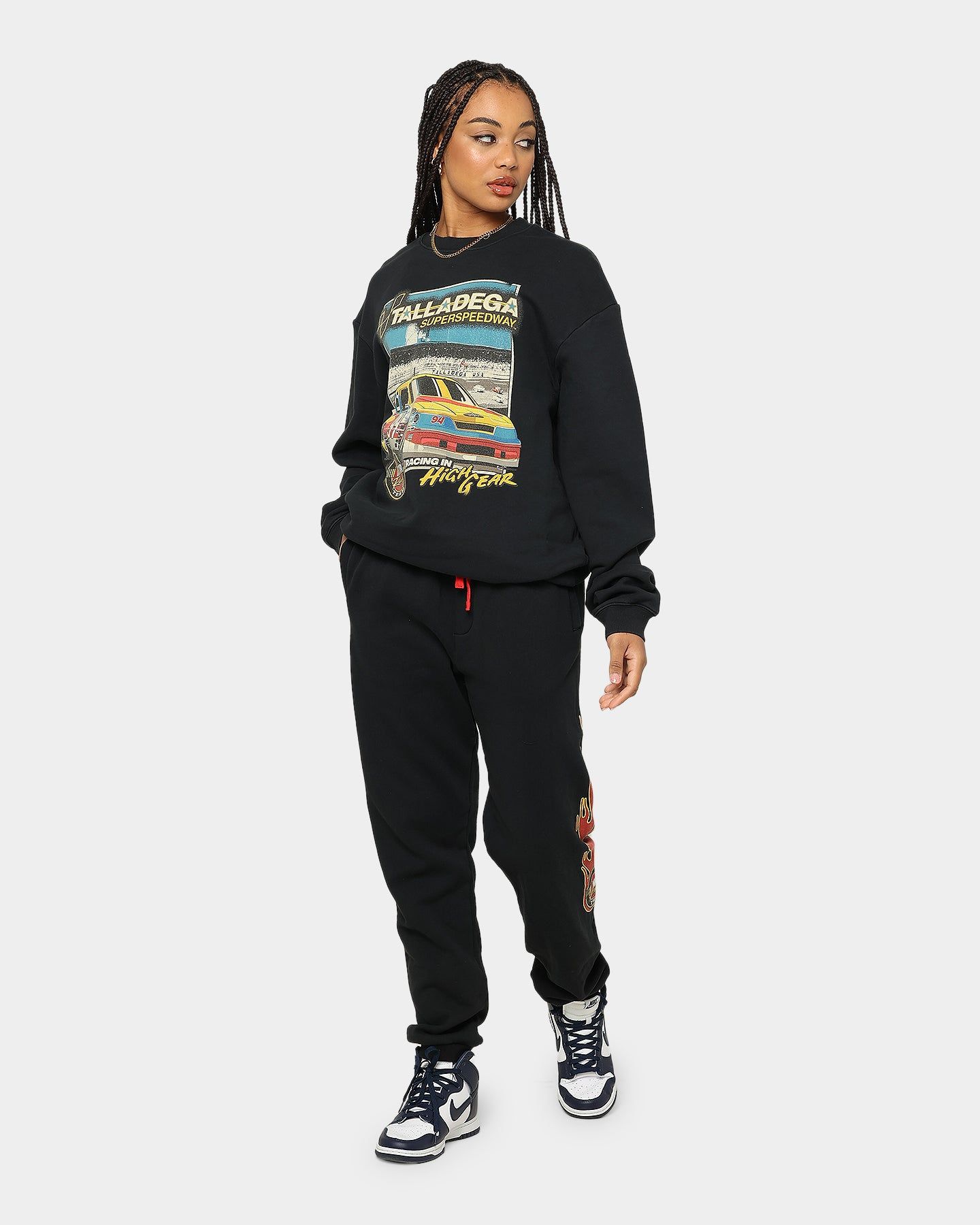 NASCAR NASCAR Flame Baggy Track Pants Vintage Black sold by Culture Kings product image thumbnail 2