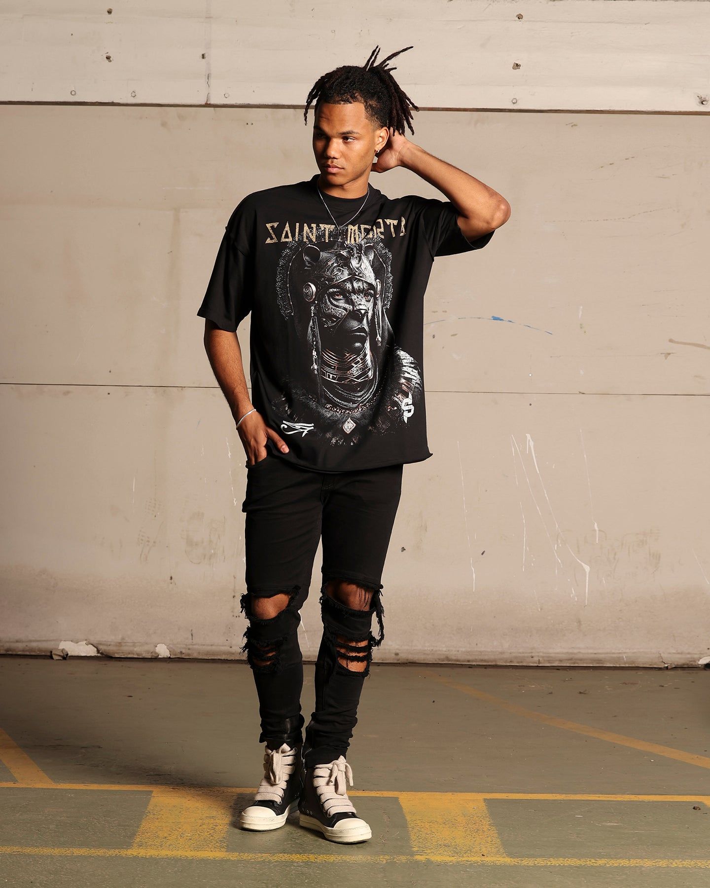 Saint Morta Shadow King T-Shirt Black sold by Culture Kings product image thumbnail 2