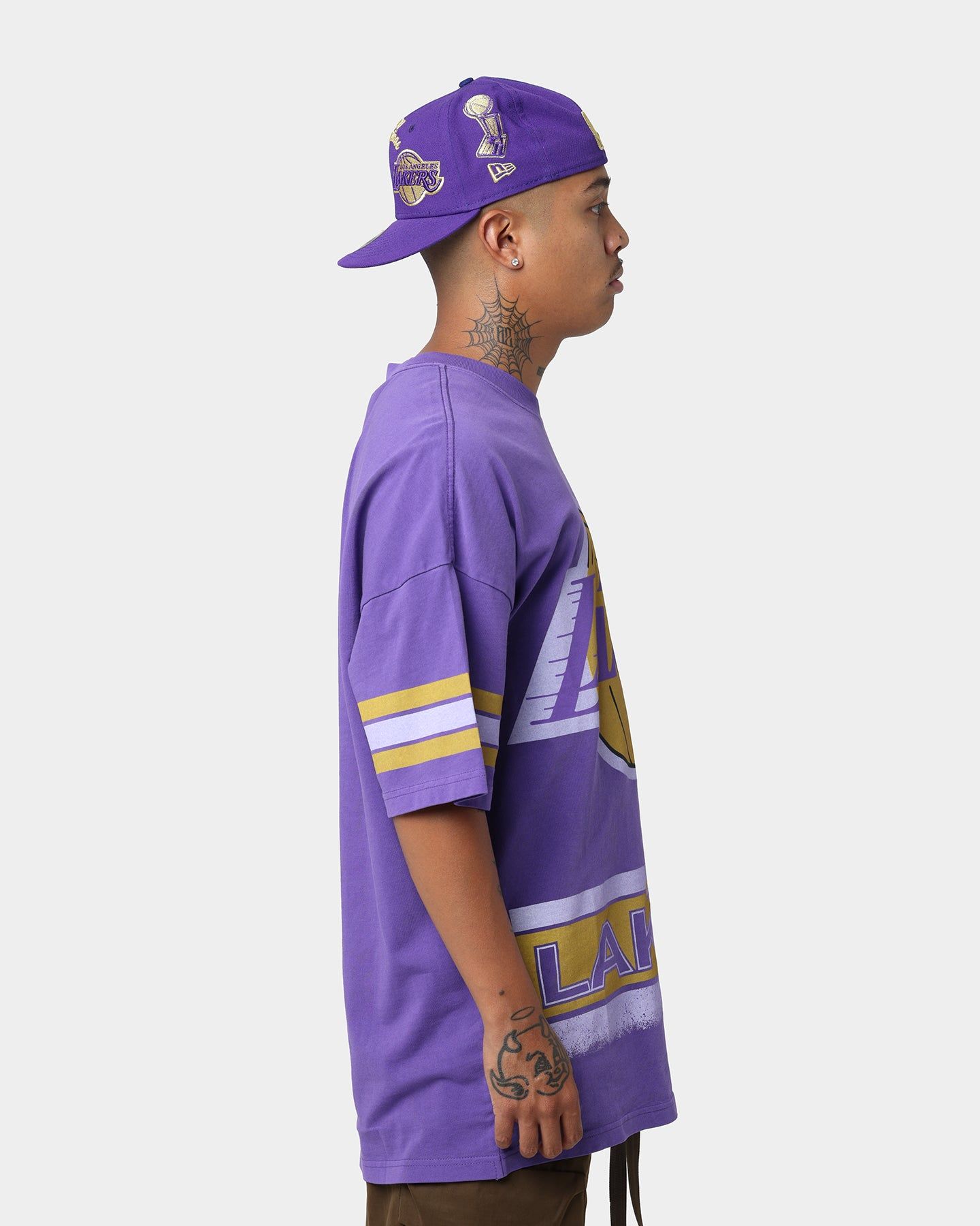 Mitchell & Ness Los Angeles Lakers Conference T-Shirt Faded Purple sold by Culture Kings product image thumbnail 5