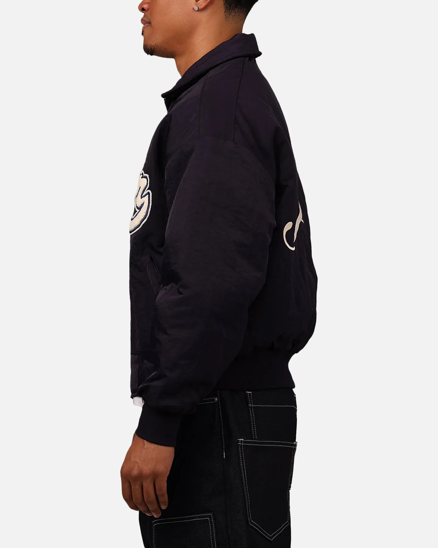 Loiter Pitch Varsity Jacket Navy sold by Culture Kings product image thumbnail 5