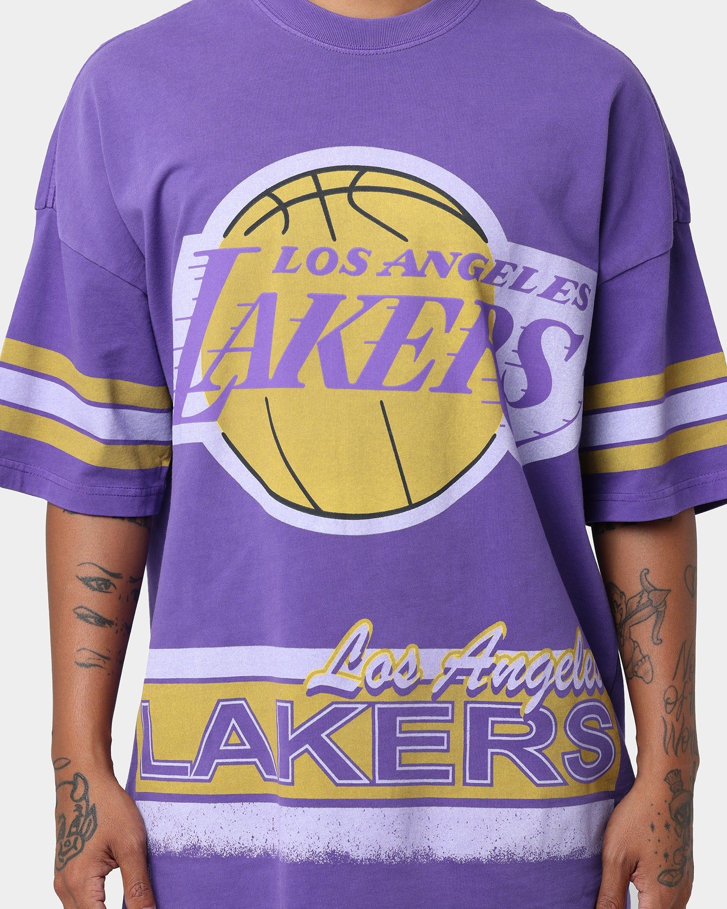 Mitchell & Ness Los Angeles Lakers Conference T-Shirt Faded Purple sold by Culture Kings product image thumbnail 3