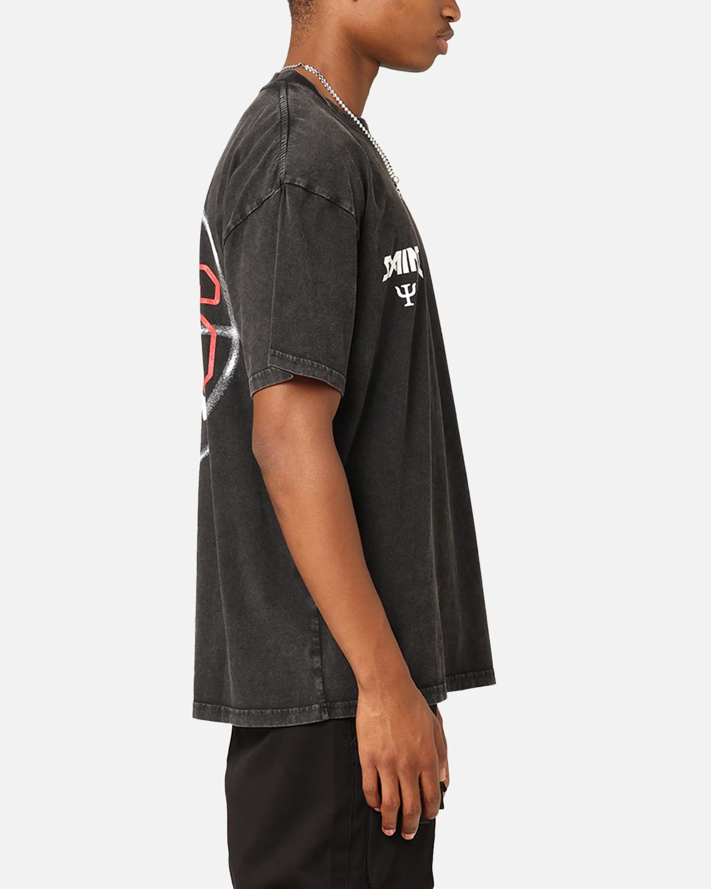 Saint Morta Death Wish Patrol T-Shirt Black Acid Wash sold by Culture Kings product image thumbnail 5