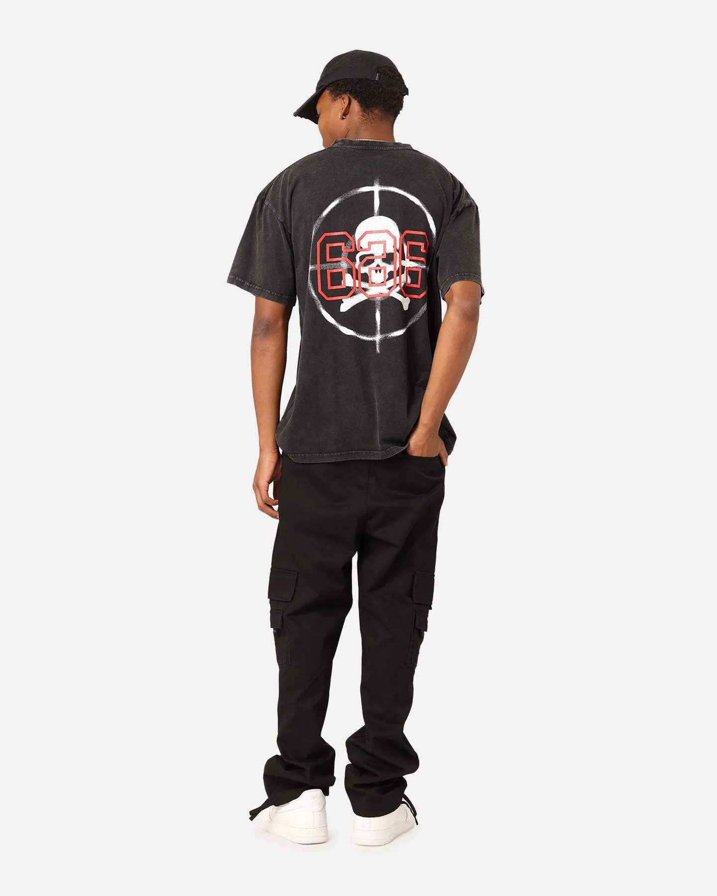 Saint Morta Death Wish Patrol T-Shirt Black Acid Wash sold by Culture Kings product image thumbnail 3