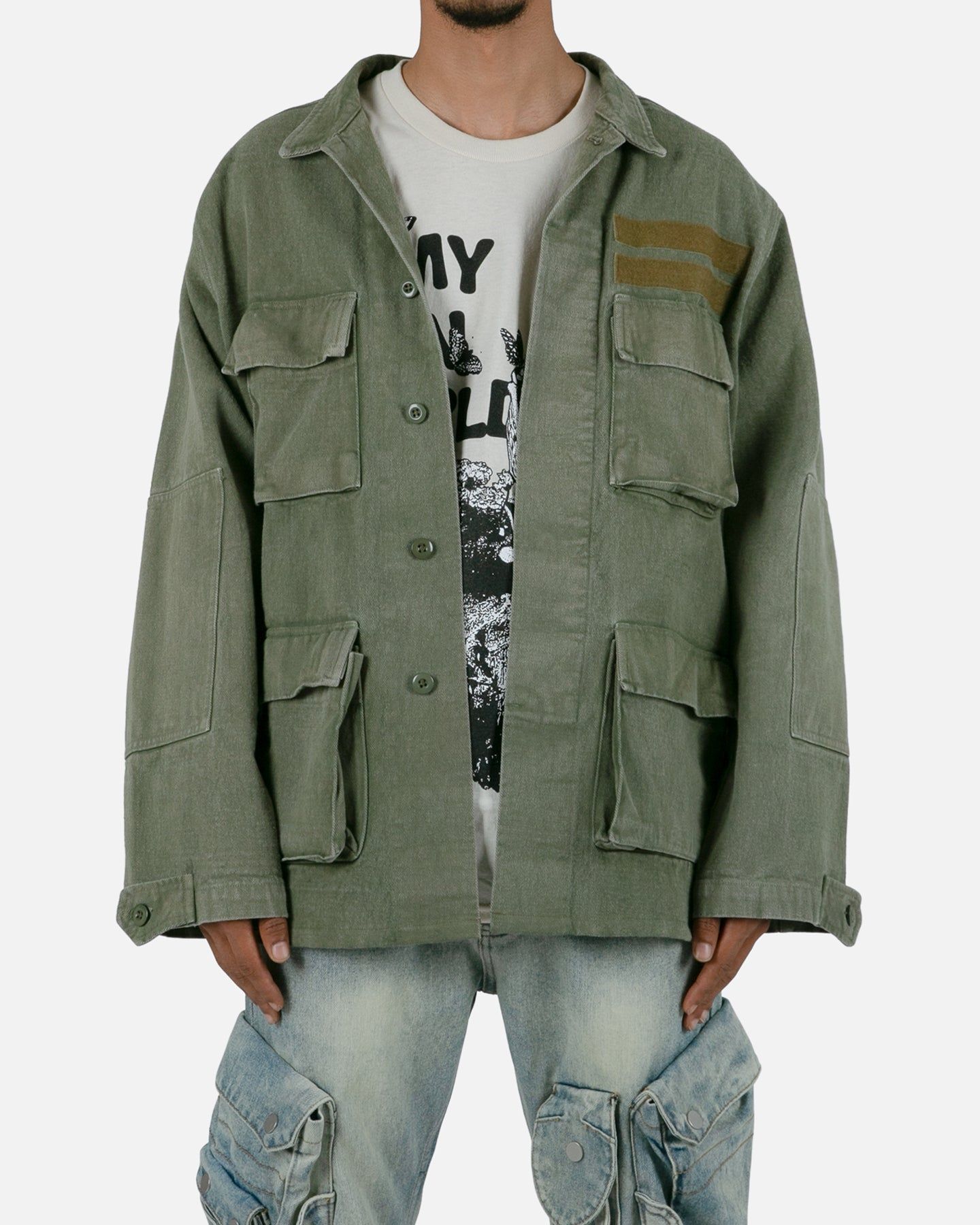 MNML Vintage Army Jacket Olive sold by Culture Kings