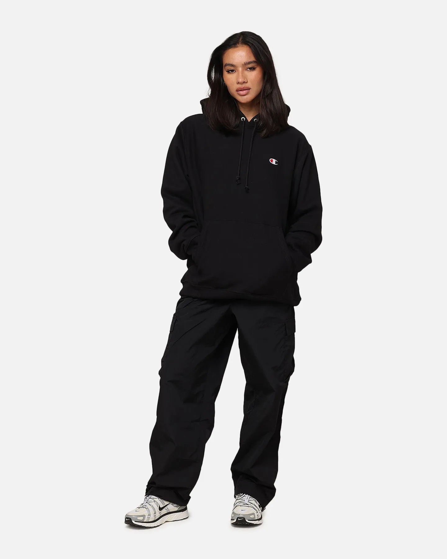 Champion Reverse Weave Small C Hoodie Black sold by Culture Kings product image thumbnail 2