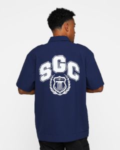 Students Golf Baker Cabana Shirt Navy sold by Culture Kings