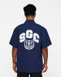 Students Golf Baker Cabana Shirt Navy sold by Culture Kings