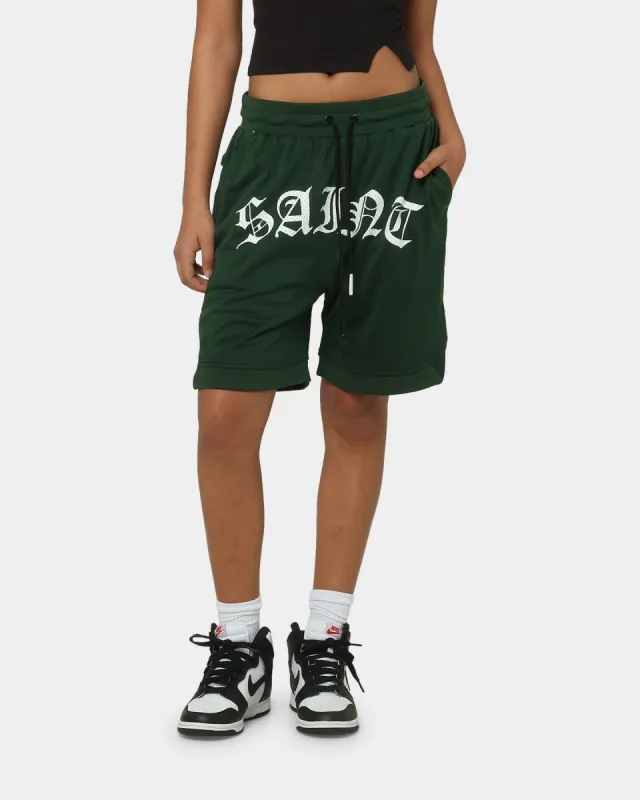 Saint Morta Day of the Dead Basketball Shorts Dark Green sold by Culture Kings