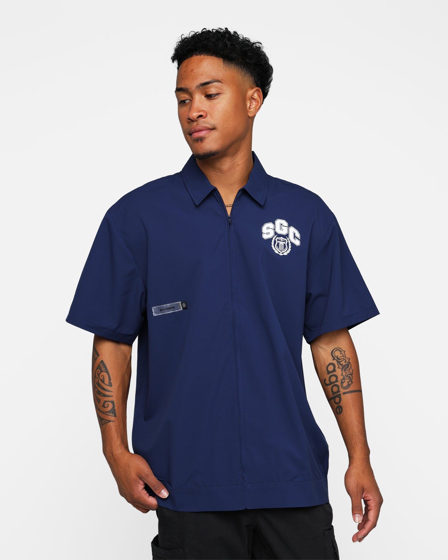 Students Golf Baker Cabana Shirt Navy sold by Culture Kings