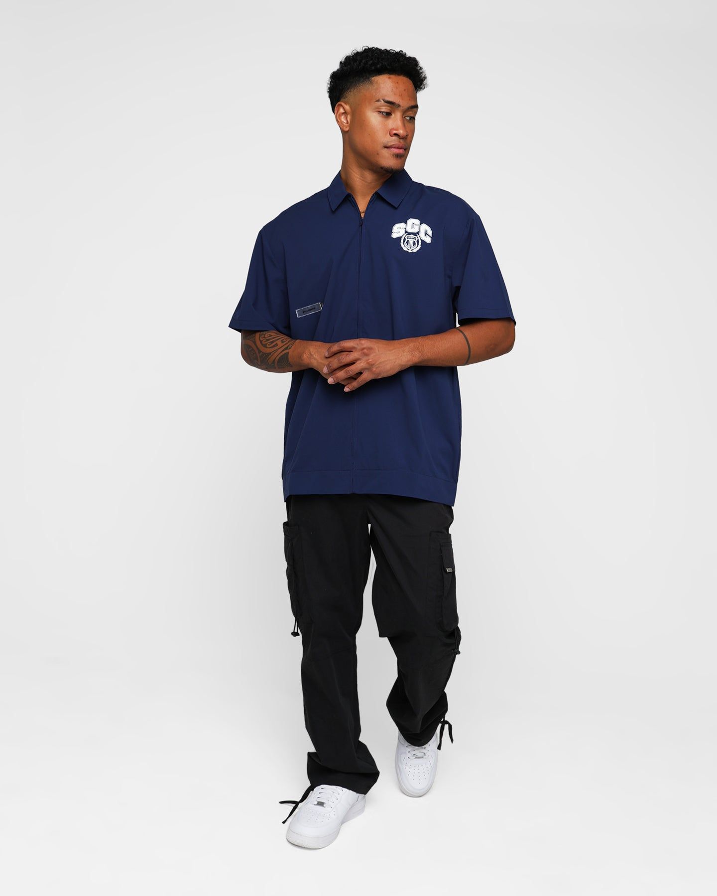Students Golf Baker Cabana Shirt Navy sold by Culture Kings product image thumbnail 3