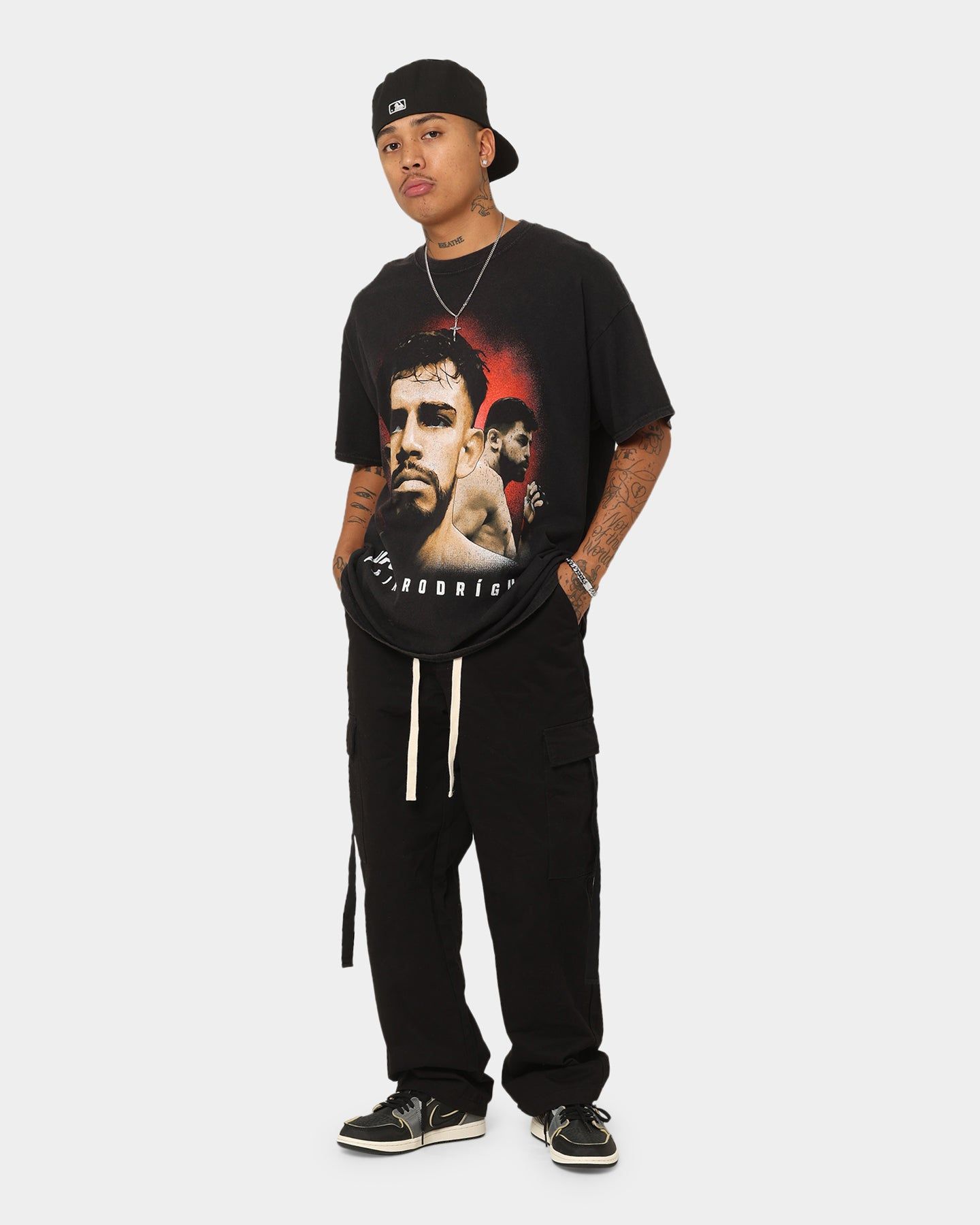 Goat Crew X UFC Yair Rodriguez Vintage T-Shirt Black Wash sold by Culture Kings product image thumbnail 2