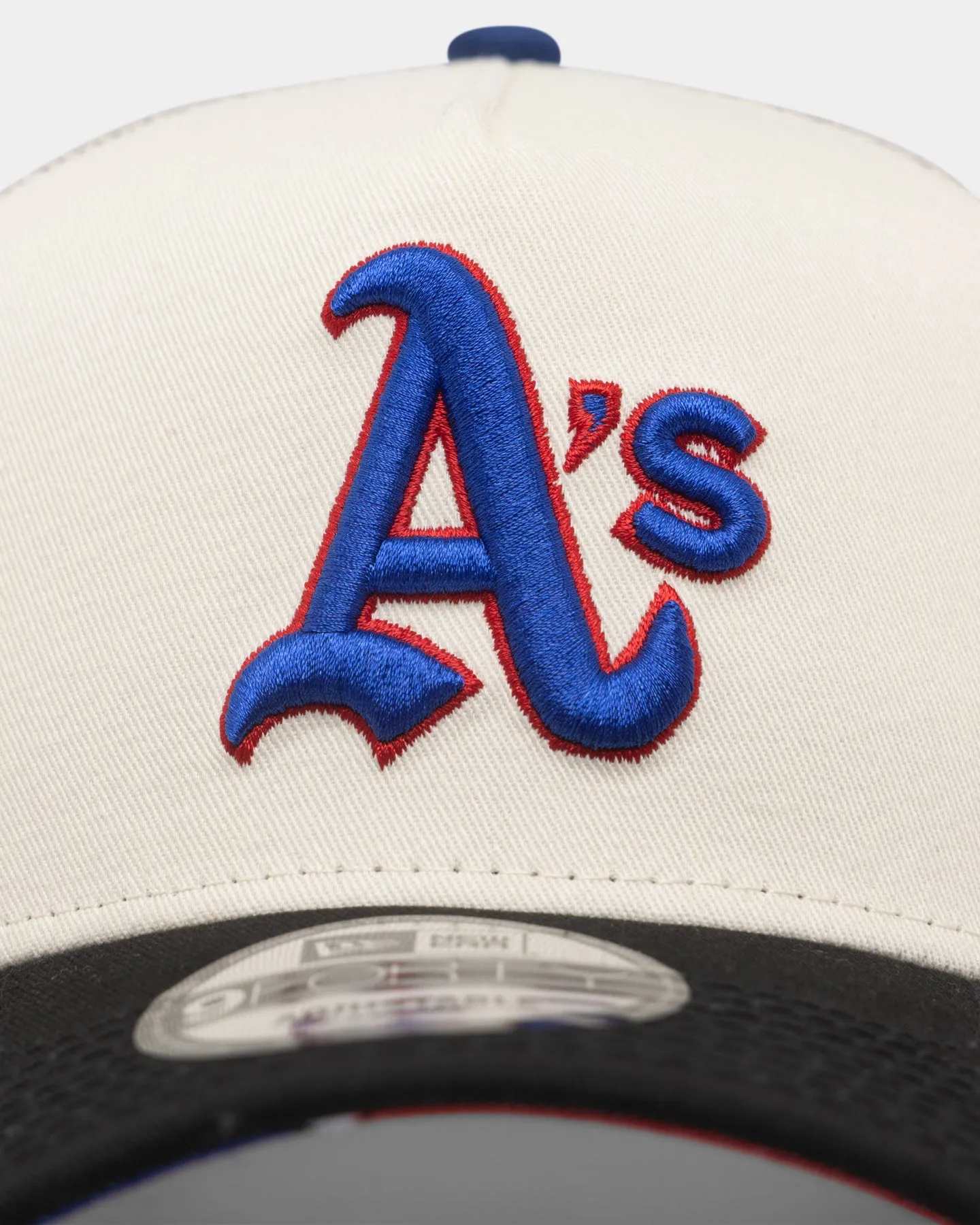 New Era Oakland Athletics 'Retro Mosaic' 9FORTY A-Frame Trucker Snapback White/Black sold by Culture Kings product image thumbnail 5