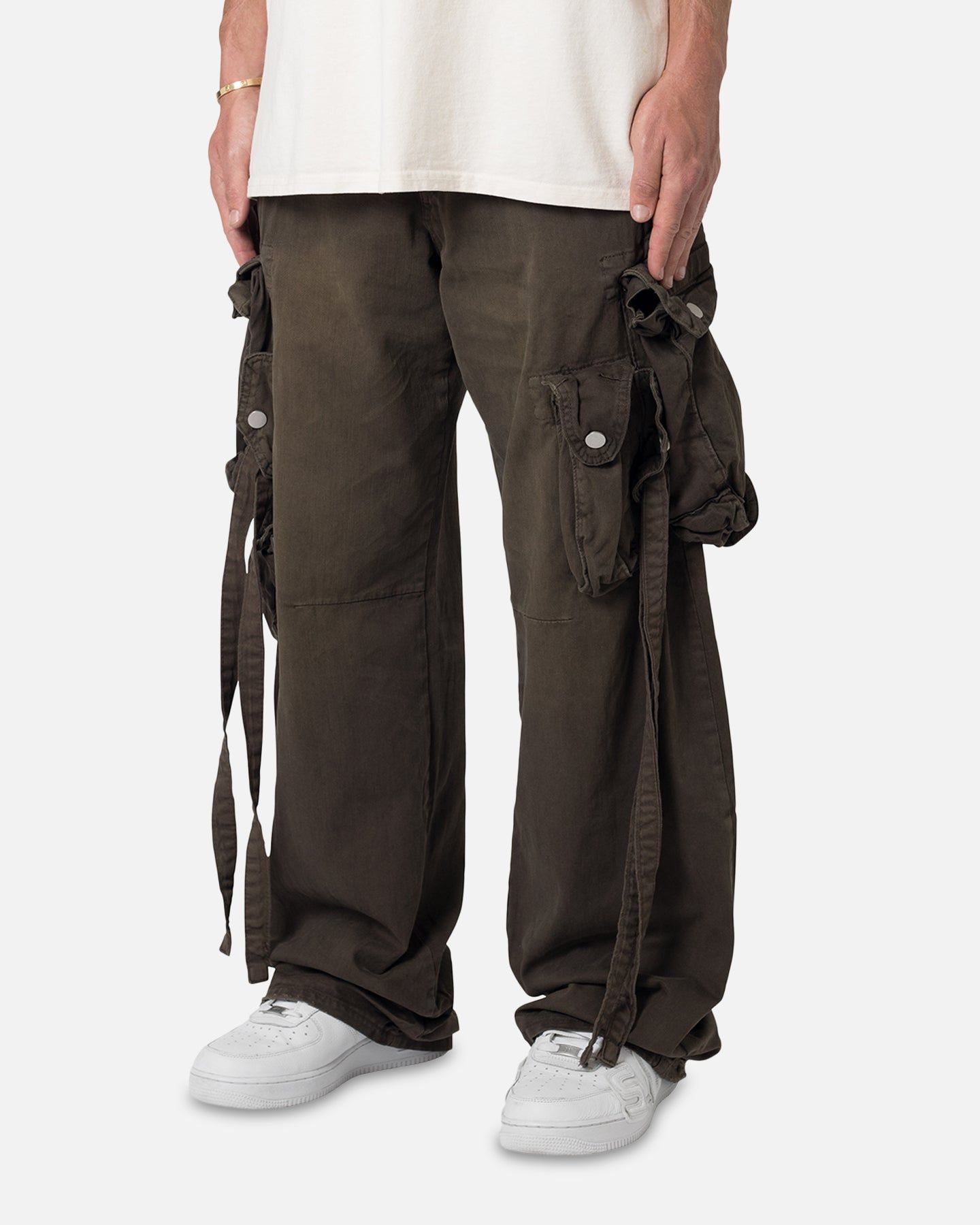 MNML Strapped Multi Cargo Pants Brown sold by Culture Kings product image thumbnail 2