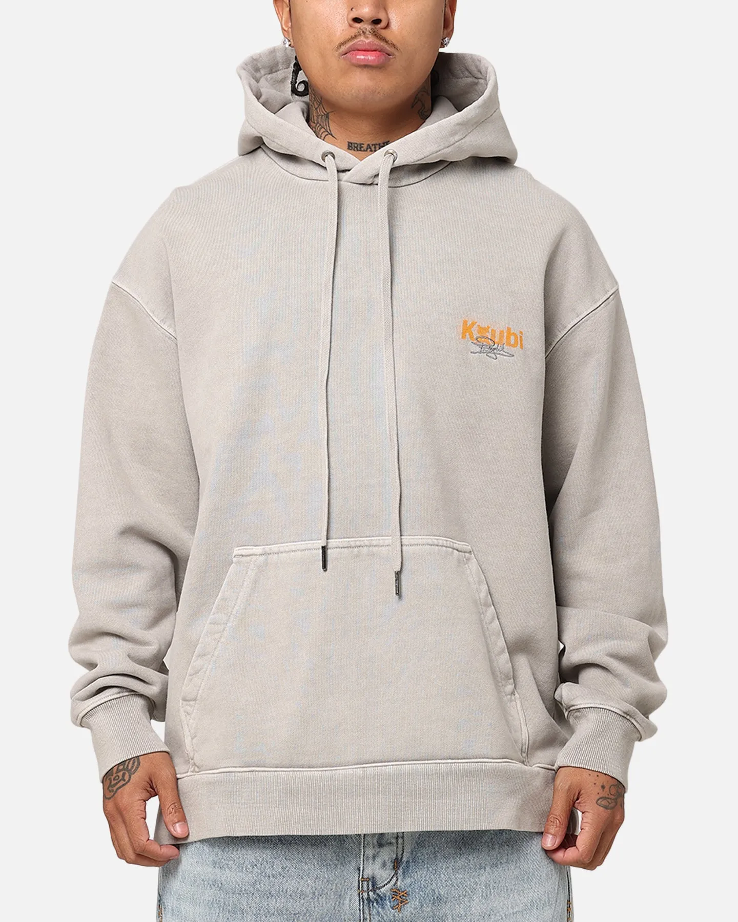 Ksubi X Patty Mills Collab Collection Motto Biggie Hoodie Dust sold by Culture Kings product image thumbnail 2