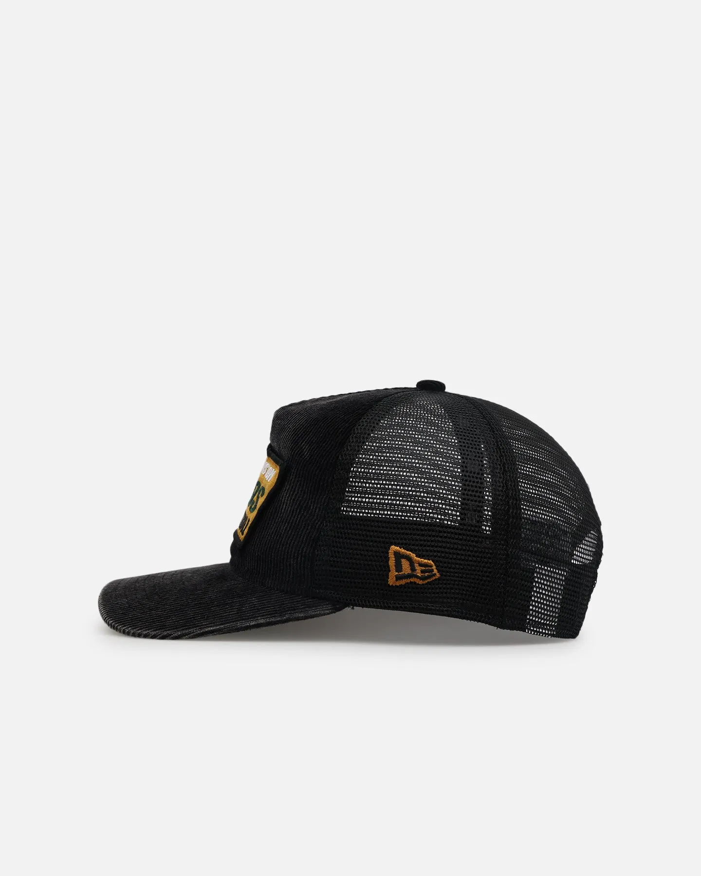 New Era Houston Astros 'Washed Cord Racer' Corduroy Golfer Trucker Snapback Washed Black sold by Culture Kings product image thumbnail 5