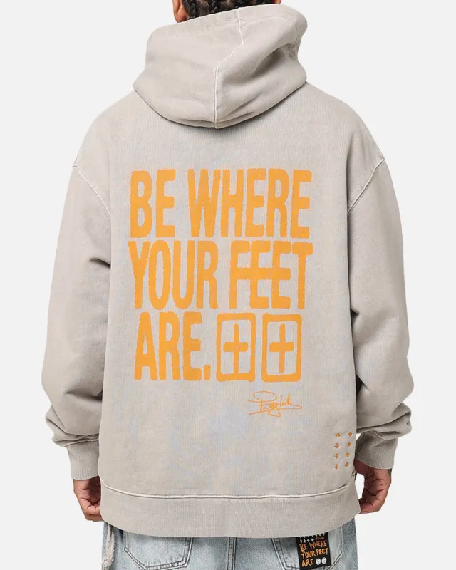 Ksubi X Patty Mills Collab Collection Motto Biggie Hoodie Dust sold by Culture Kings