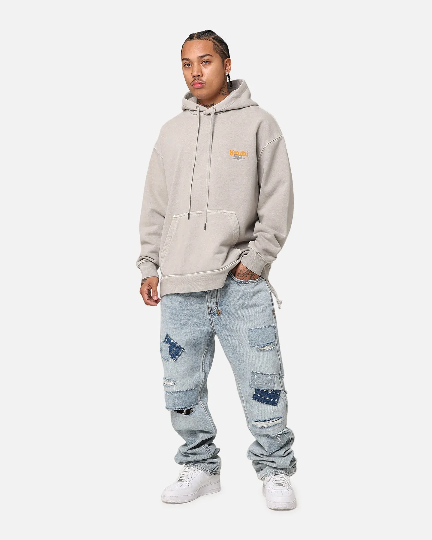 Ksubi X Patty Mills Collab Collection Motto Biggie Hoodie Dust sold by Culture Kings product image thumbnail 4