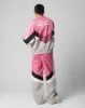 Loiter Hybrid Track Jacket Pink/Grey sold by Culture Kings