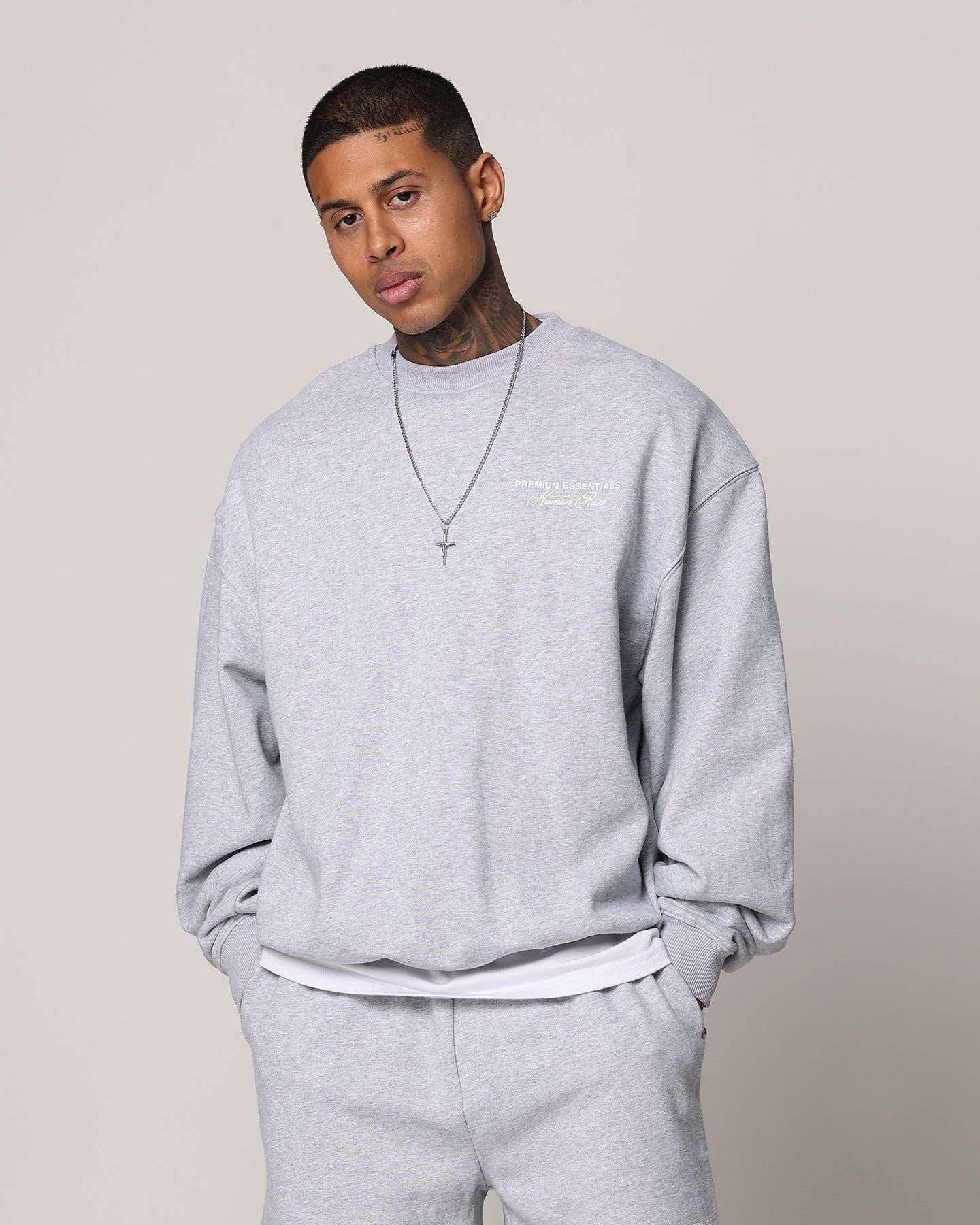Loiter Essential Spire Crewneck Grey Marle sold by Culture Kings product image thumbnail 2