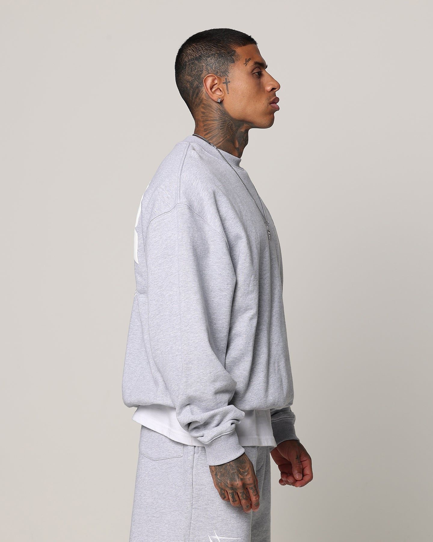 Loiter Essential Spire Crewneck Grey Marle sold by Culture Kings product image thumbnail 5